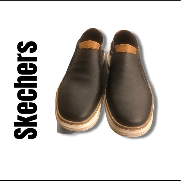 skechers classic fit air cooled memory foam men's